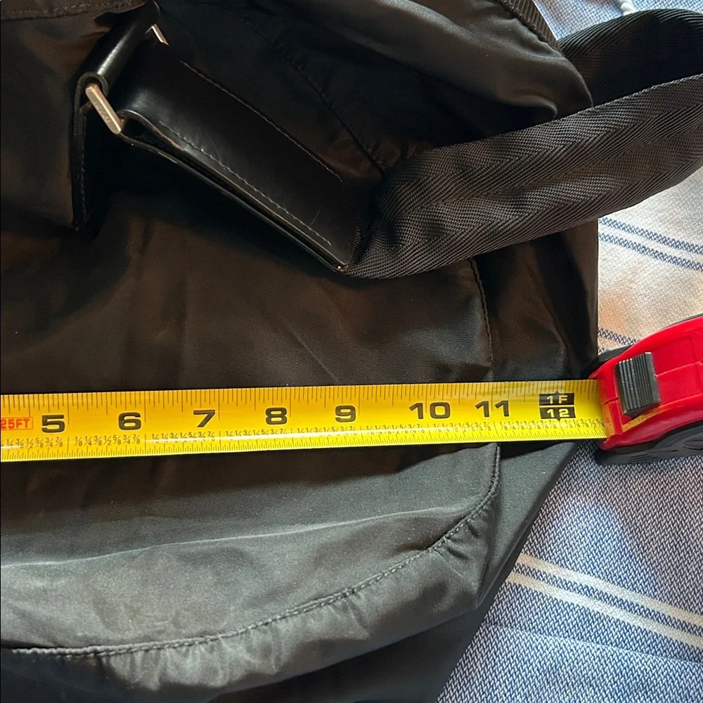 Vintage Prada Tessuto Nylon Duffle Bag Black